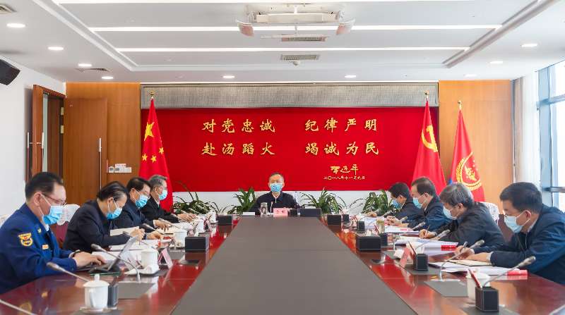 色狠ww黄明在应急管理部党委会上强调 着力加强党委班子自...